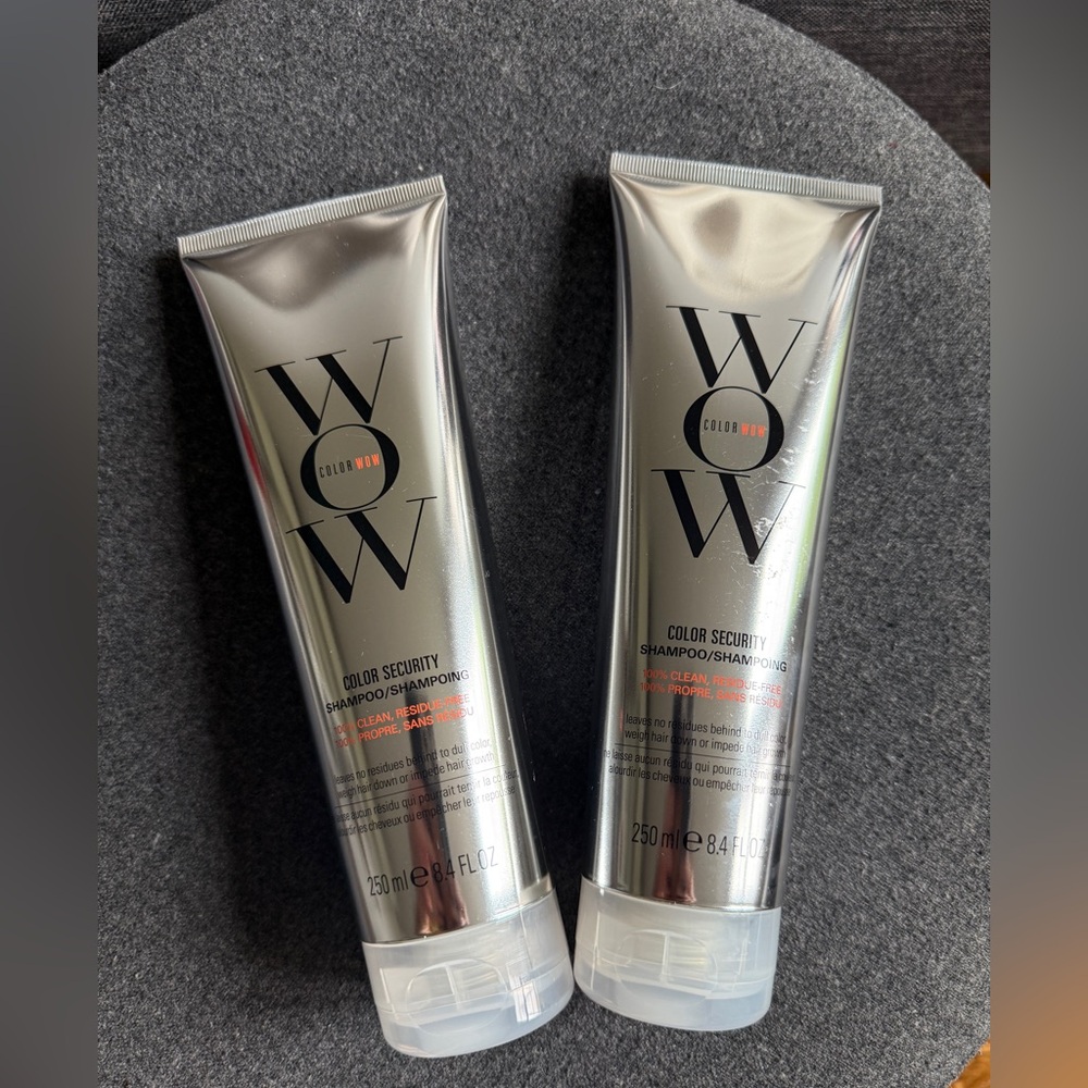 *SOLD*(2) New Color Wow Color Security Shampoo 8.4 Ounces